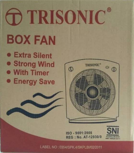 BOX FAN TRISONIC