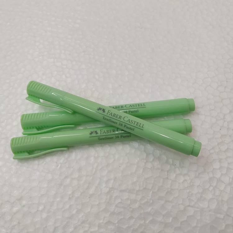 

FABER CASTELL TEXTLINER 38 PASTEL LIGHT GREEN INK 158115