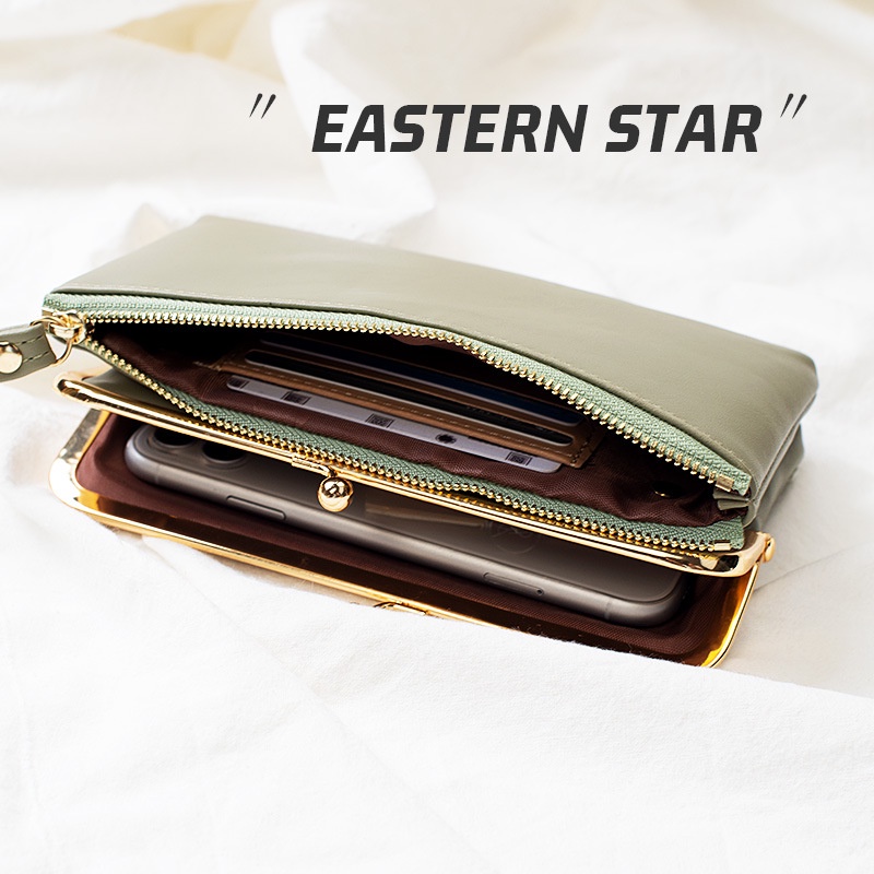 290 𝙋𝙤𝙨𝙝𝙮 𝙒𝙖𝙡𝙡𝙚𝙩 Dompet Panjang Model Pouch Lembut IMPORT