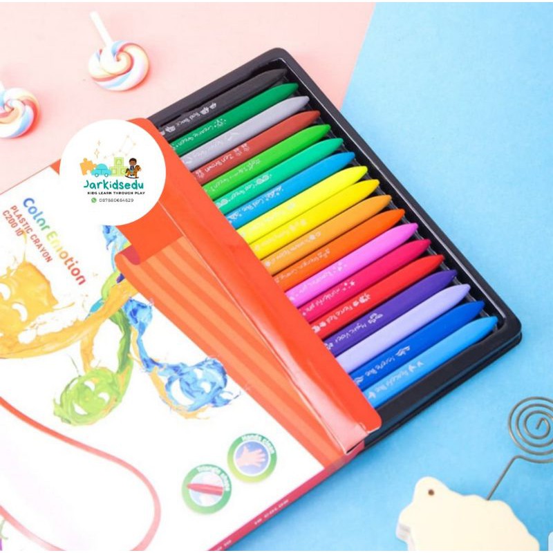 

CRAYON ANAK PERLENGKAPAN MENGGAMBAR MELUKIS KRAYON PLASTIK TIDAK BERANTAKAN NO MESSY CRAYON SET