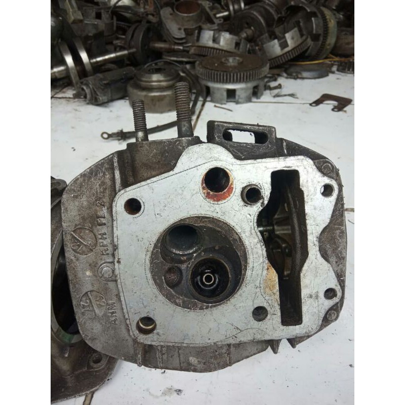blok silinder head blok kop blok mesin blok busi supra x 125 original