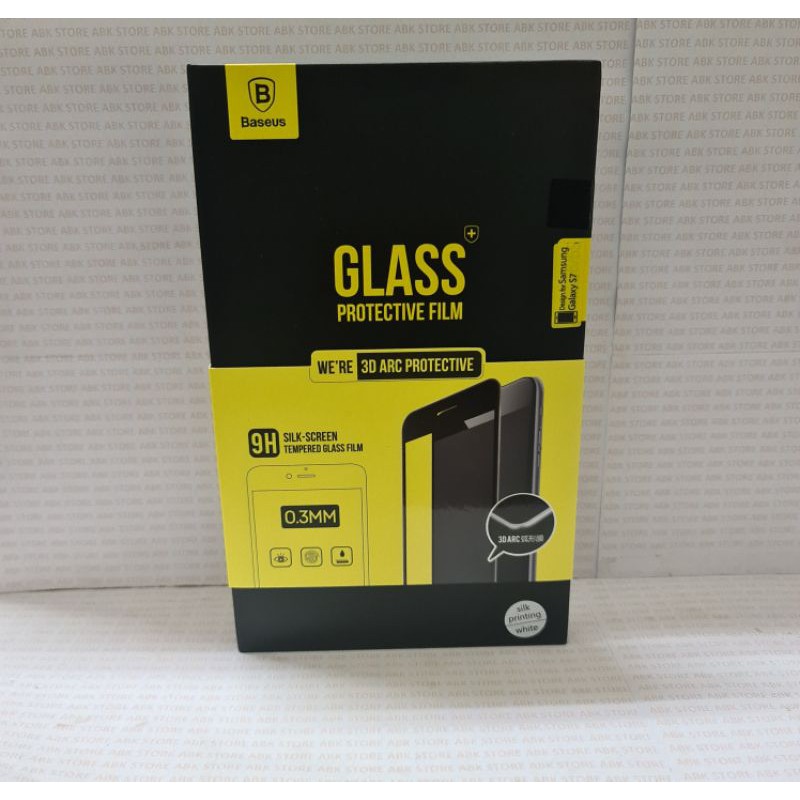 PROMO BASEUS Silk Screen Full Cover Tempered glass Samsung galaxy S7 Flat Screen Guard