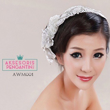 [READY STOCK] AKSESORIS PENGANTIN HIASAN SANGGUL HEADPIECE JEPIT RAMBUT AWM001