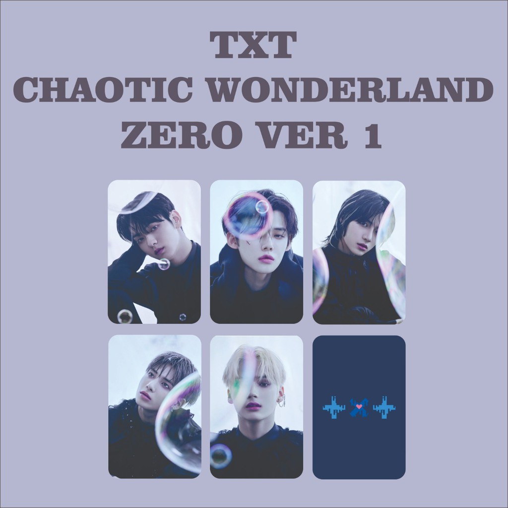 TXT CHAOTIC WONDERLAND ZERO CONCEPT PHOTOCARD