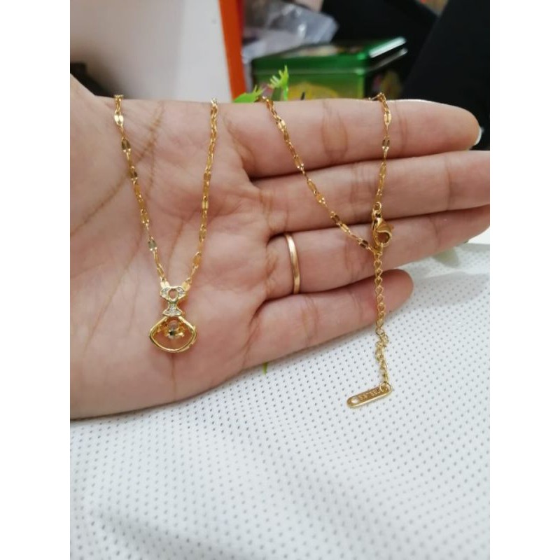 Kalung wanita Trendi Titanium Free Cincin bermacam macam motif pilihan termurah