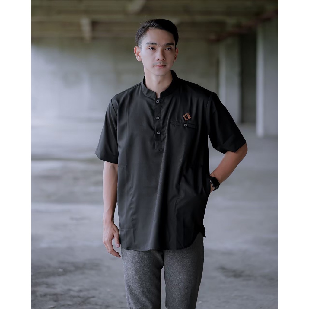 KOKO KURTA MUSLIM LENGAN 3/4 DEWASA PRIA / KOKO KURTA / KURTA TERBARU DAN TERLARIS 2022 [COD] M L XL