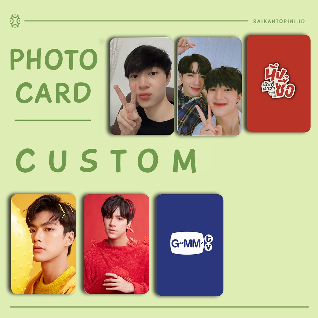 Custome Photocard Thailand Actor | Cutie Pie The Series| GMMTV |  Zeenunew | Ohmnanon | Offgun