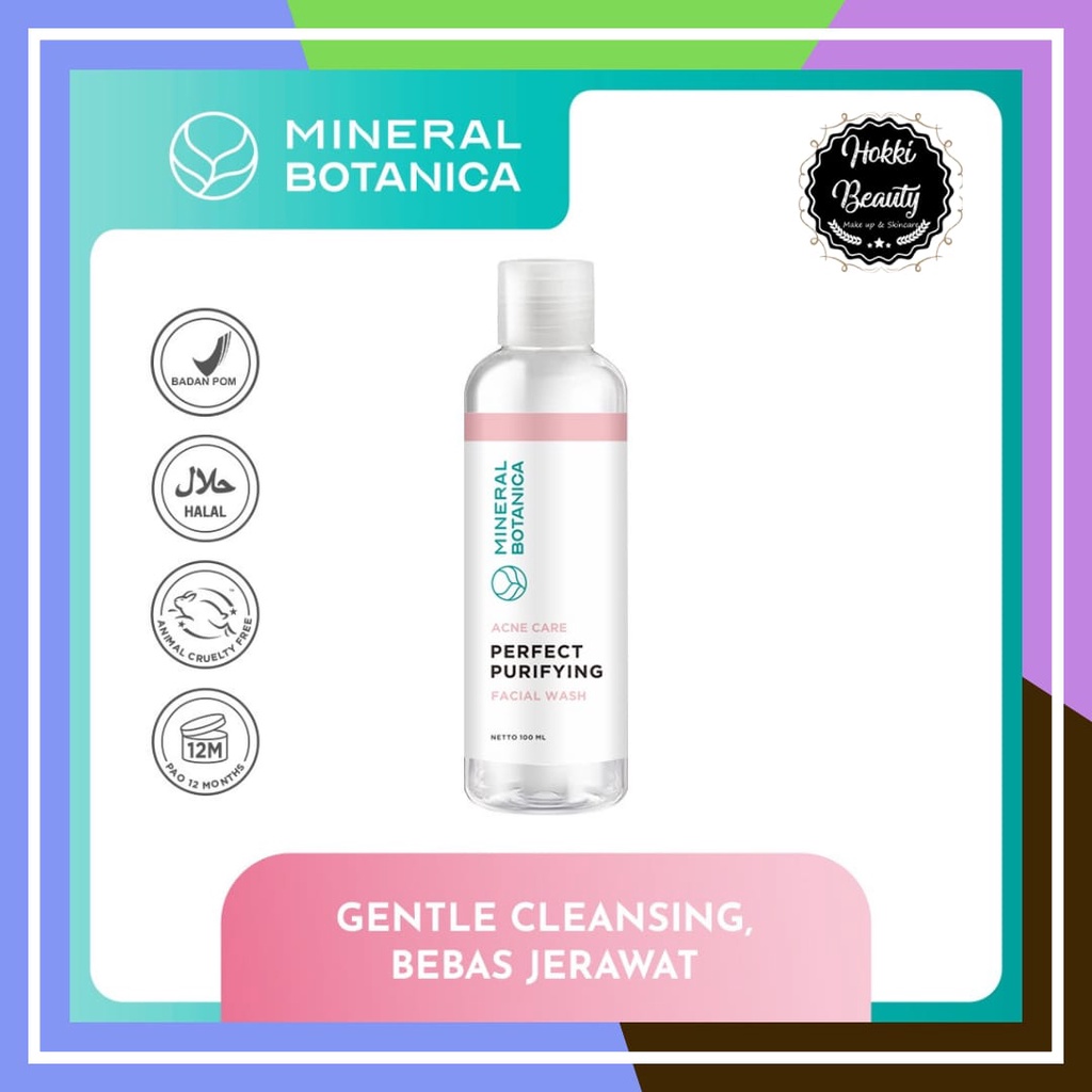 Mineral Botanica Perfect Purifying Facial Wash 100ml (untuk kulit berjerawat)