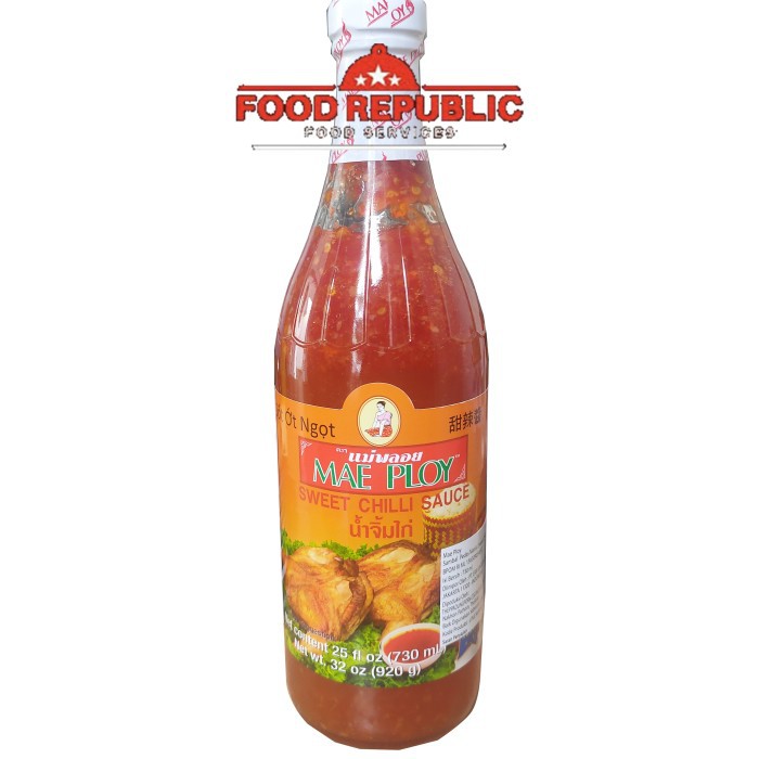 MAE PLOY SWEET CHILI SAUCE 730 ML - SAUS CABE MANIS THAILAND NON HALAL