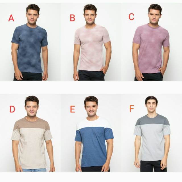 T zone-Details Kaos Pria Lengan Lendek