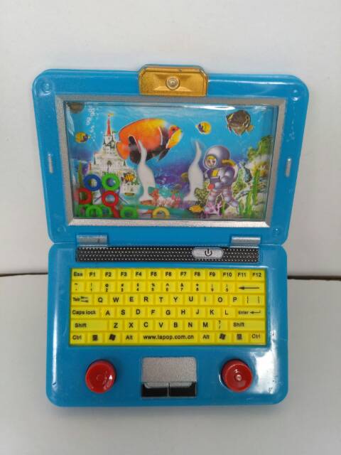 Mainan game air - seri bentuk laptop