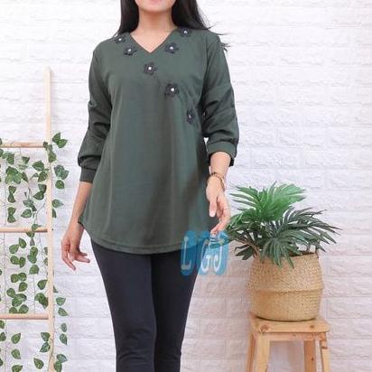 BAJU IBU IBU ATASAN TERBARU 2020 / BAJU IBU IBU BLUS MODERN / 516