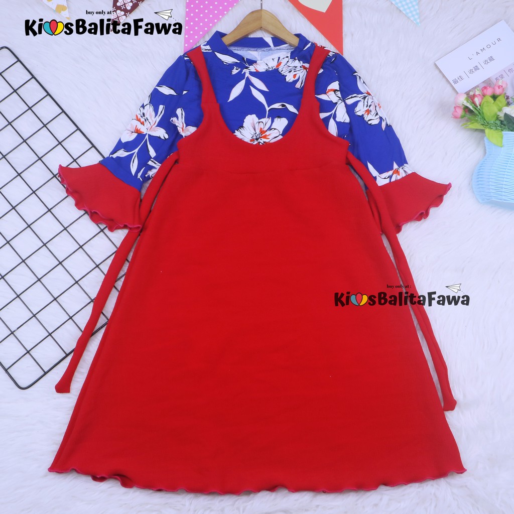 Gamis Aisyah uk 6-7 Tahun / Long Dres Baju Ngaji Anak Perempuan Murah Adem Gamis Lebaran [EXPORT]