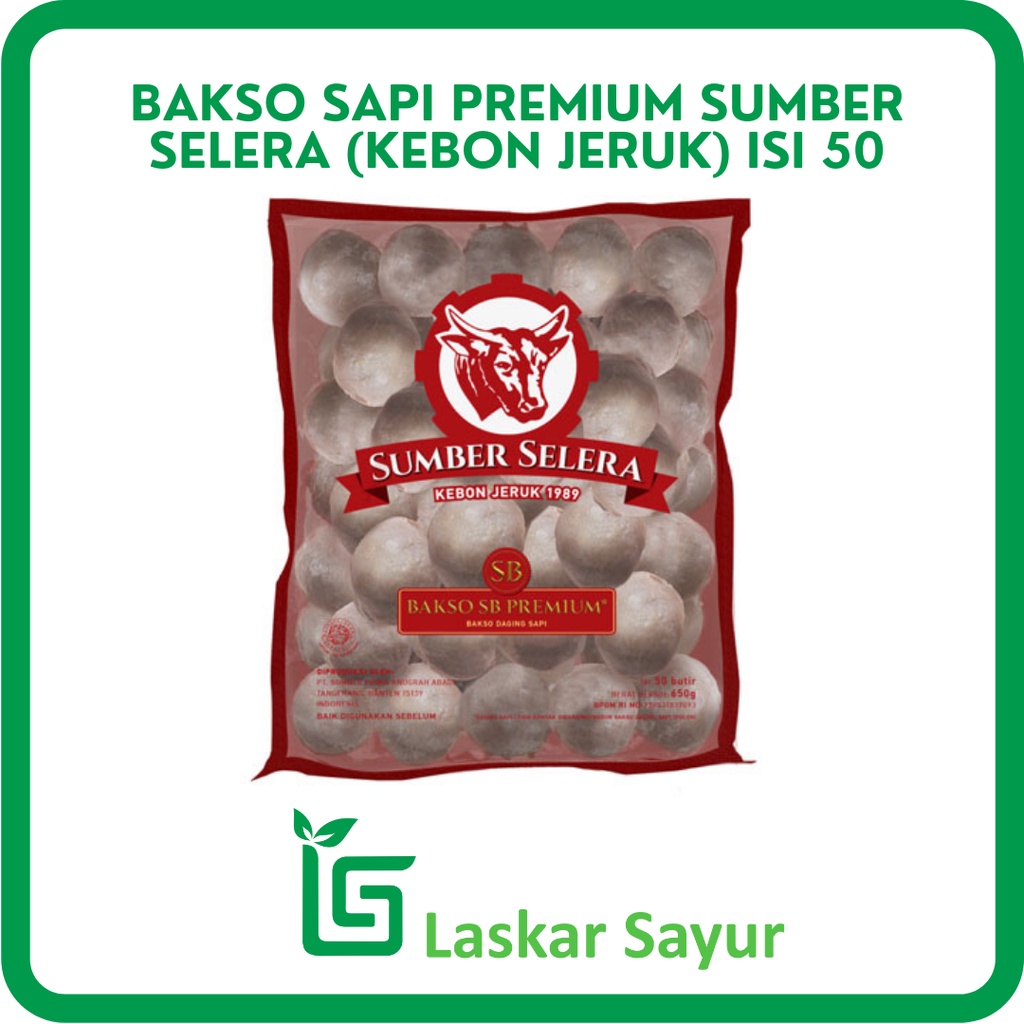 Bakso Sapi Premium Sumber Selera (Kebon Jeruk) Isi 50