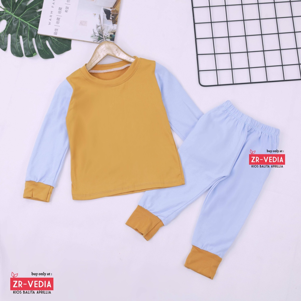 Baju Tidur Yummy uk Bayi 0-12 bulan / Setelan Baby Laki Perempuan One Set Panjang Murah Kiosbalitaaprillia