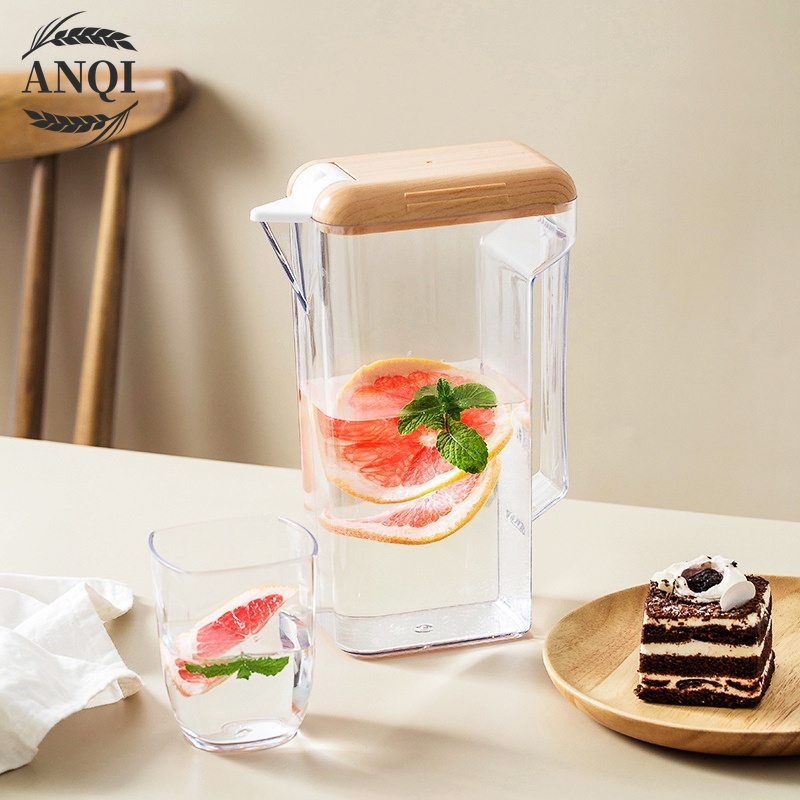 Teko Air Panas Dan Dingin set dengan Cangkir / Teko plastik Air minum Jug 2 Liter Besar Plastik