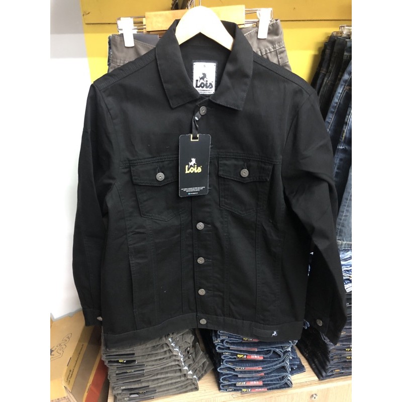 MJF144 NEW JAKET LOIS ORIGINAL WARNA HITAM BLACK
