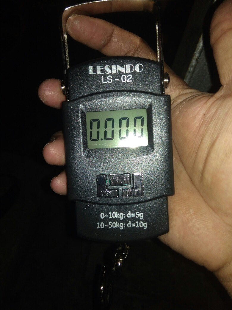 Bisa Cod - Timbangan Portable 50 Kg Protable Electronic Scale Digital Emas Ikan Kue Barang Loundry