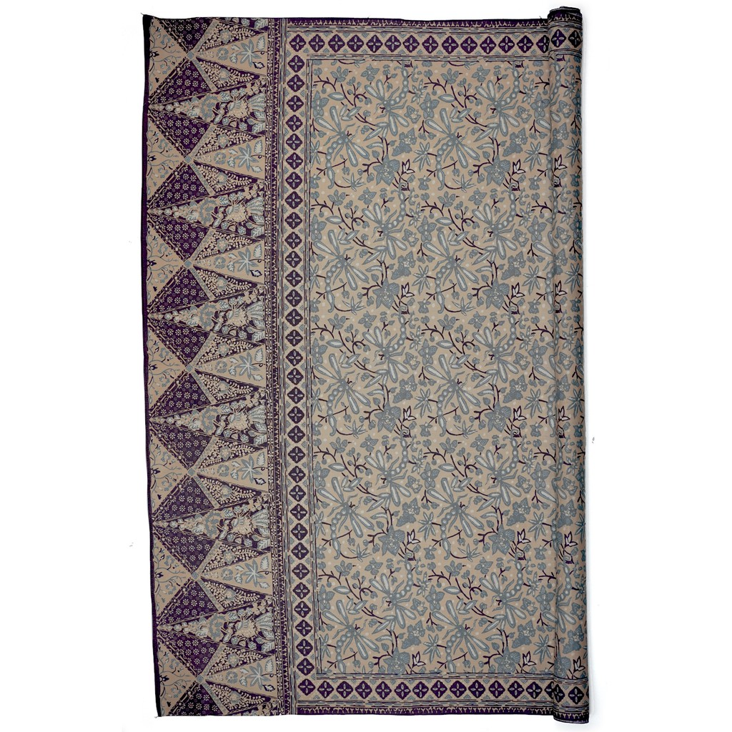 KAIN BATIK PREMIUM Bahan Katun Motif Capung Warna Cream Krem Putih Tulang 727440 Cap 72 Jarik Jarit Samping Kebat Panjang Batik Katun Modern Premium Bahan Seragam Batik Pernikahan Kantor Keluarga Murah Kamen Jadi Batik Bali Lembaran