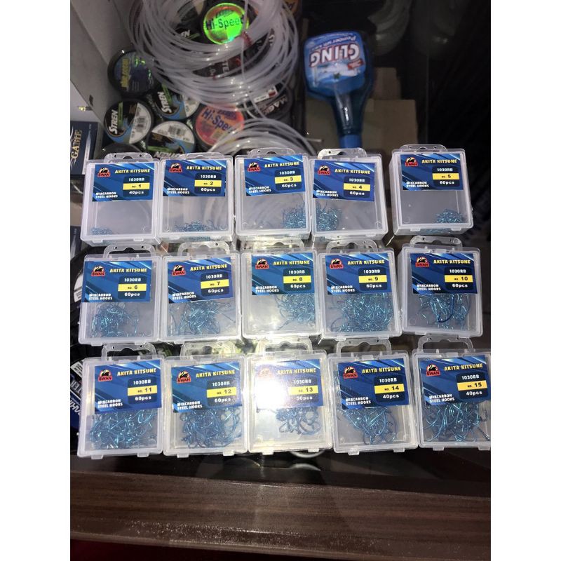 KAIL AKITA 1030 BIRU SWAN ISI BANYAK LENGKAP UKURAN