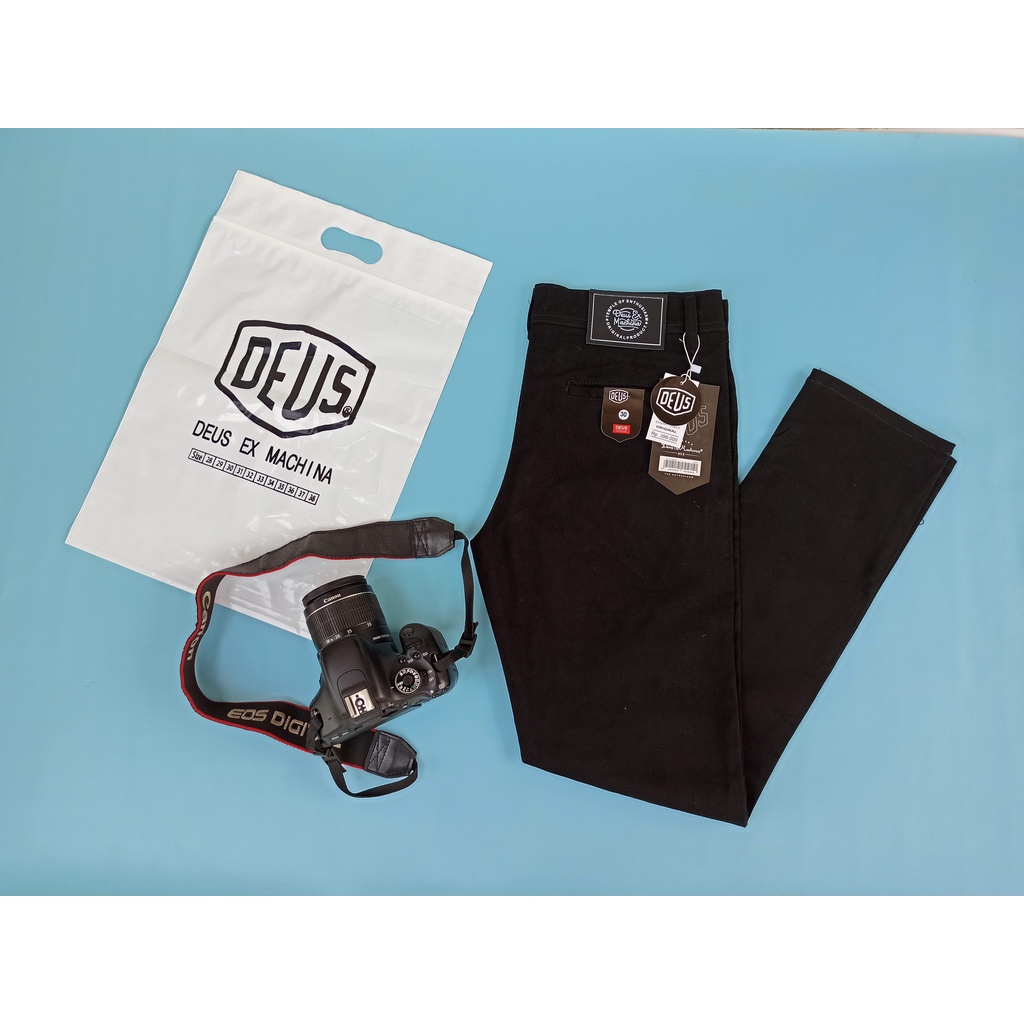 CELANA PANJANG PRIA KATUN STREET KERJAHARIAN Santai Casual Formal Merk DEUS Size 28 38 / Celana Panj