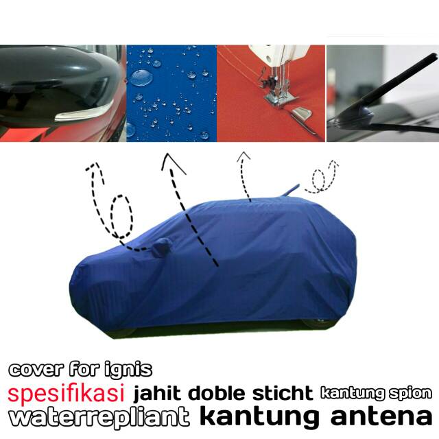 Cover sarung mobil suzuki ignis slim fit original