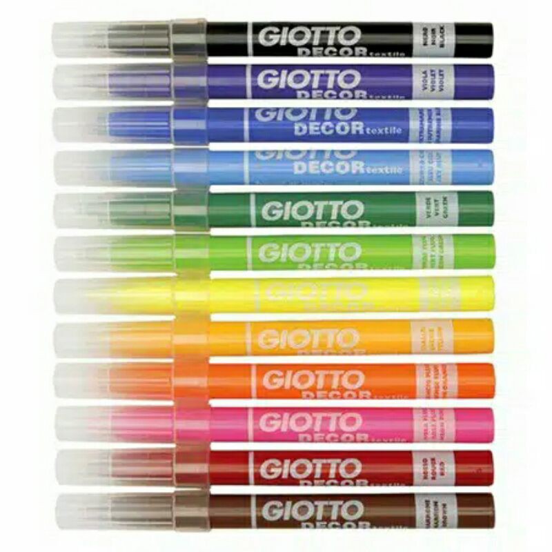 

Spidol Kain Warna Giotto Decor/Spidol Textile Per Pcs