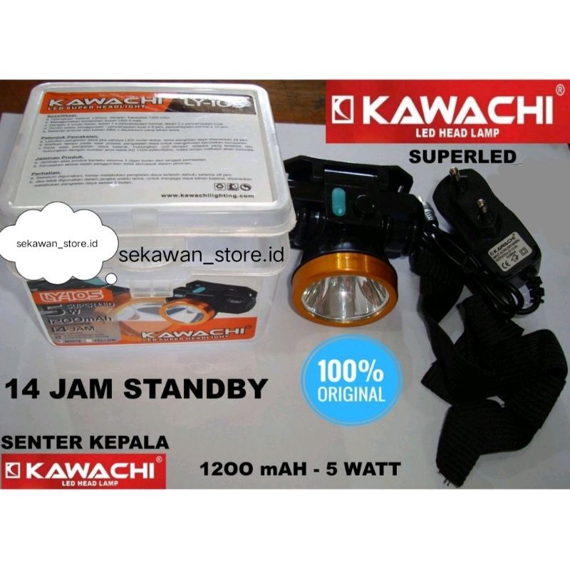 SENTER KEPALA 80 WATT 80W 80WATT 80 W AWET TERANG CAHAYA KUNING / PUTIH + LAMPU BOHLAM