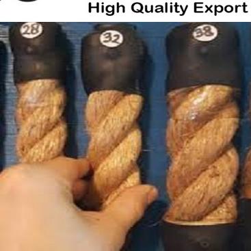 Tali Tambang Besar 32mm 34mm Permeter Tampar Manila Goni Dadung Coklat Kapal Jumbo Tarik Tambang
