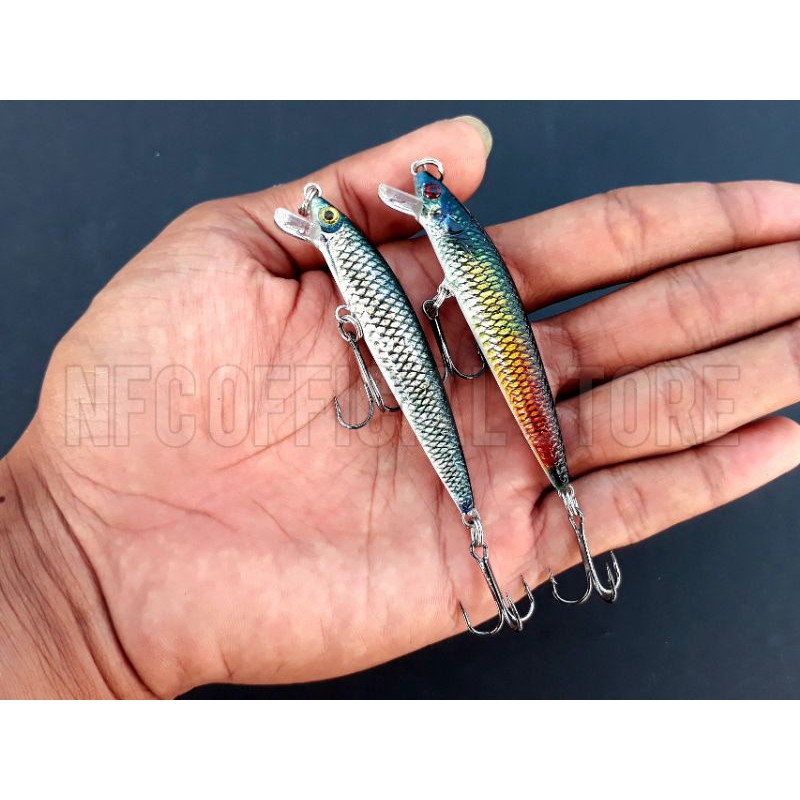 Lure minnow seluang / rasbora 7,5cm/5,5gram, Warna original KILLER,Rekomended for Ultralight Casting