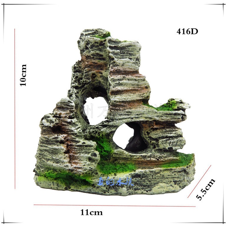 Batu Aquascape Resin Hiasan Aquascape Akuarium Resin Ornamen