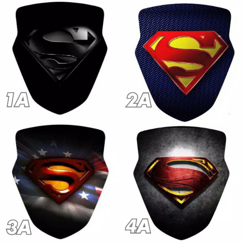 Sticker Decal Visor Wienshild Nmax 155 motif Superman variasi
