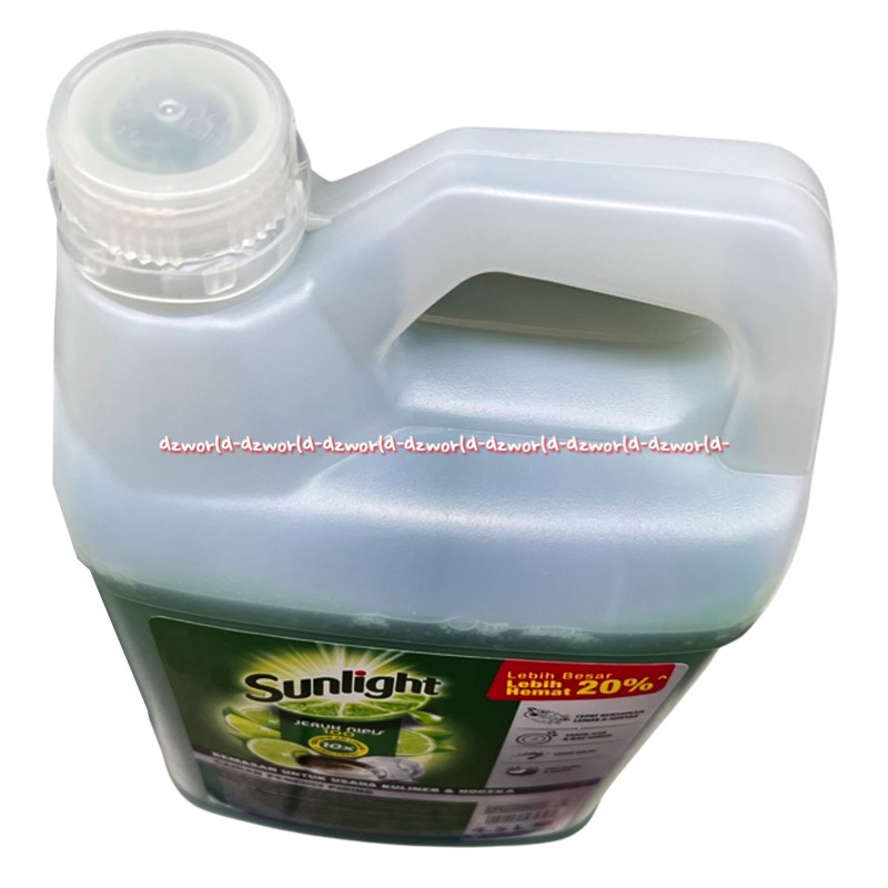 Sunlight Cairan Pencuci Piring 4.5L Kemasan Derigent Jerigen Ukuran Besar