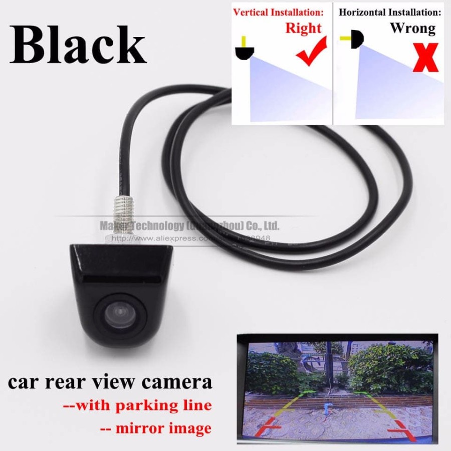 Kamera Belakang Mobil Car Rear Camera Waterproof - CCD - Black