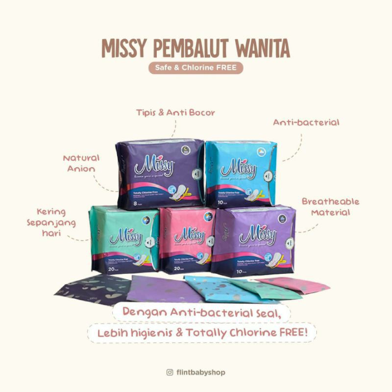 missy misy pembalut tampon with wing wanita super night day mini pantiliner night ion fir infrared 3D premium non woven panty herbal