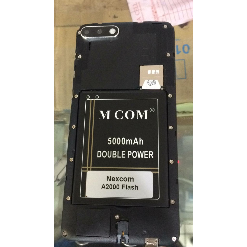 Battery Batre Baterai Double Power Mcom Nexcom A2000 Flash