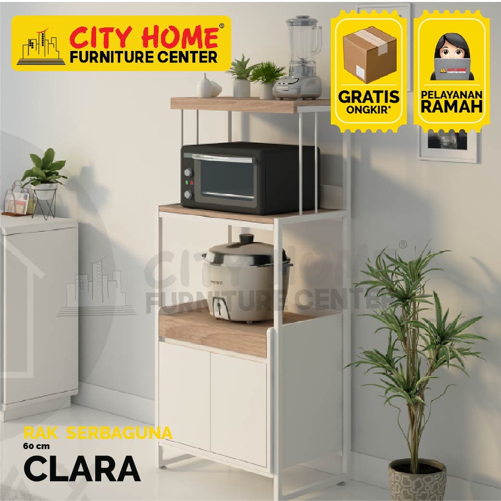 CLARA Rak Dapur Rak Serbaguna | City Home Cikarang