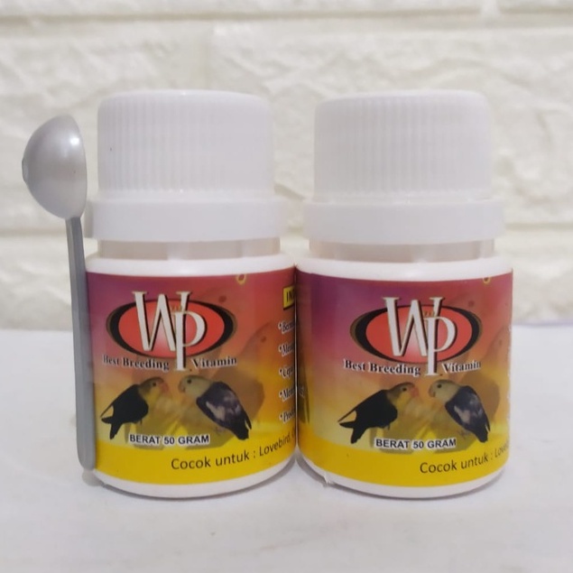 WP Best Breeding 50gram vitamin untuk ternak burung love bird murai batu kenari dll