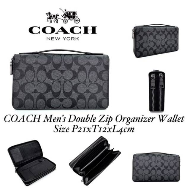 clutch COACH in pouch