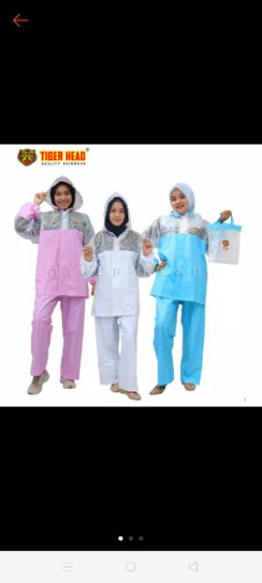 JAS HUJAN STELAN JAKET CELANA TIGER HEAD GEMINI 203