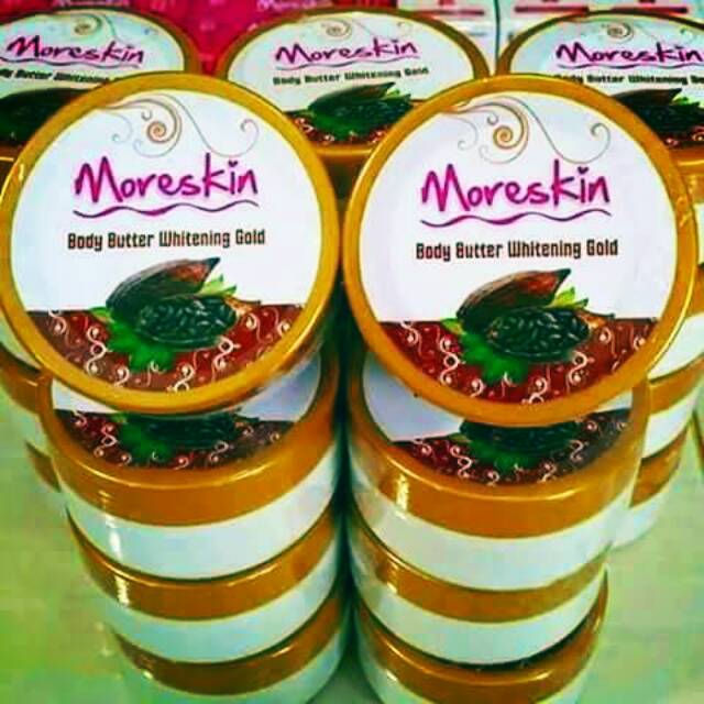 body butter whitening gold / moreskin body butter whitening gold / body butter nasa