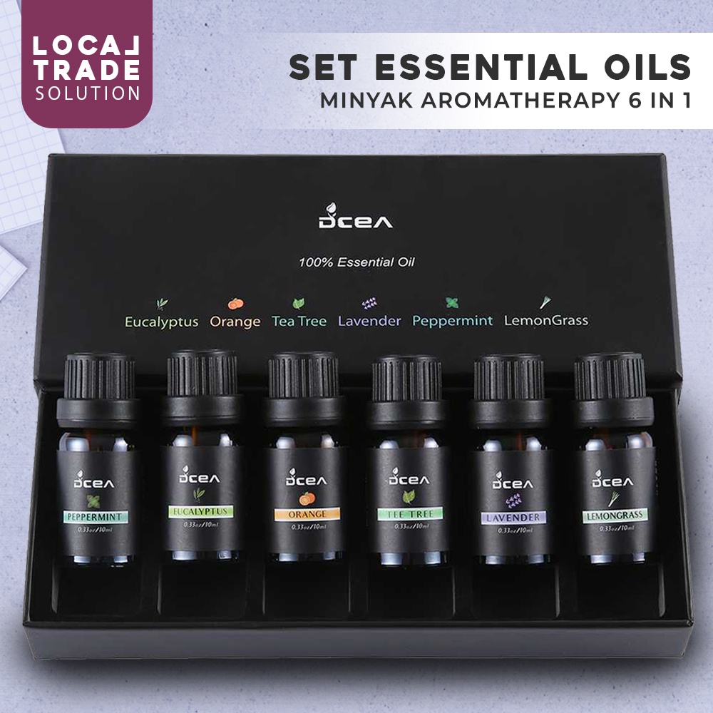 DCEA Minyak Aromatherapy 6 in 1 Essential Fragrance Oil 10ml - RH-36