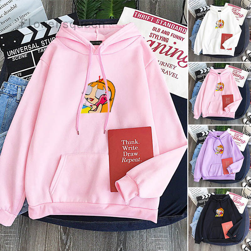 powerpuff girls pink hoodie