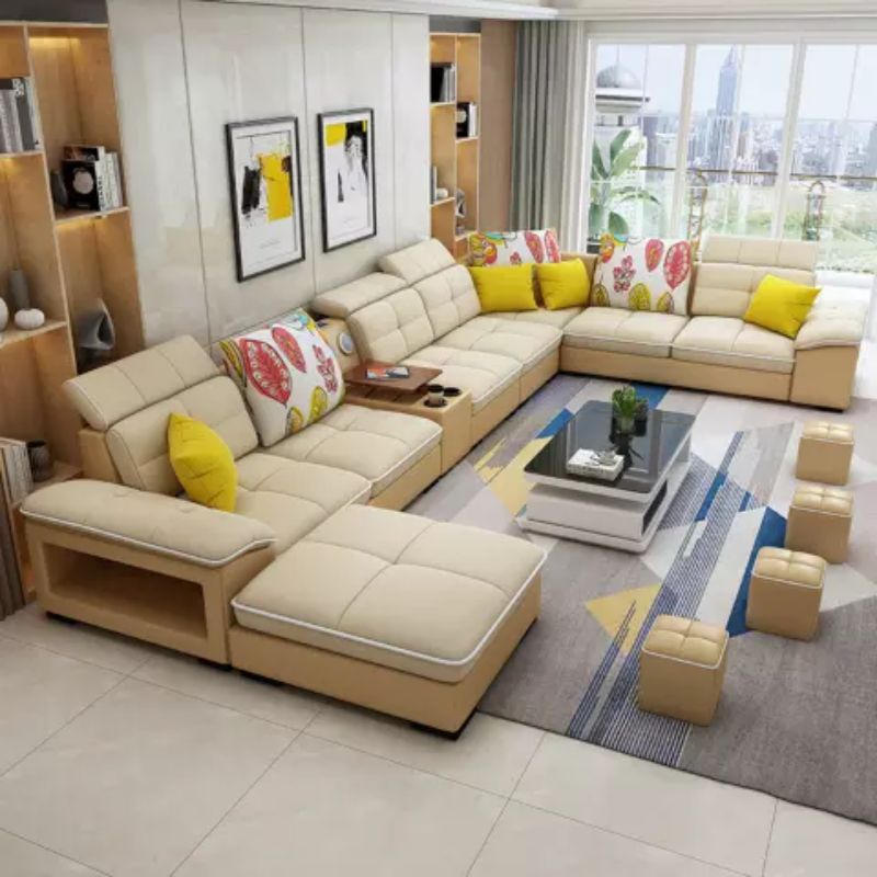 Sofa minimalis Letter U Sofa Tamu Minimalis Terbaru