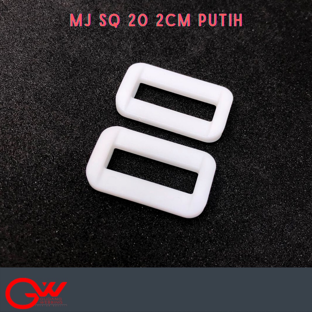 RING KOTAK PLASTIK / RING KOTAK 2,0 CM / RK 2,0 CM PUTIH