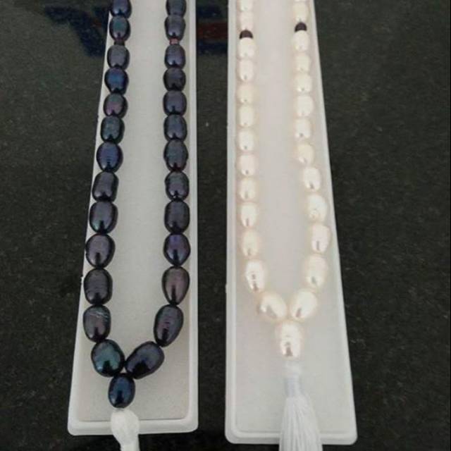 Tasbih mutiara air tawar lombok asli