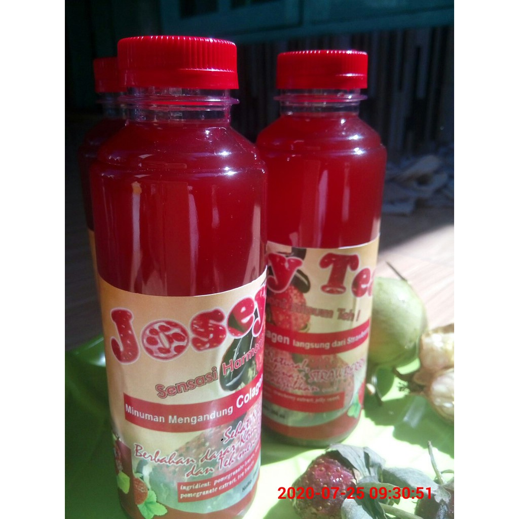 

Josey Tea Strawberry Minuman mengandung Colagen langsung dari Strawberry