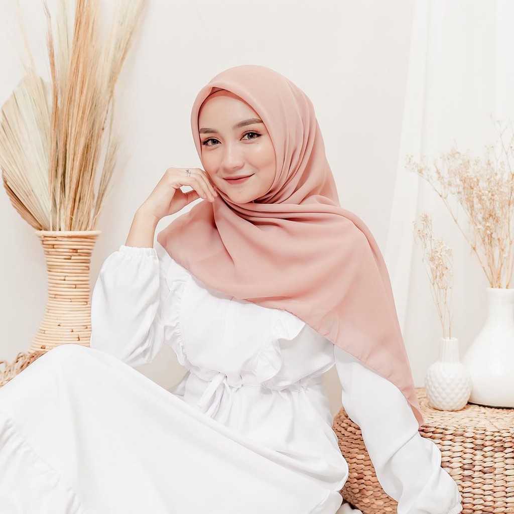 Promo Bella Square Pollycotton Segi Empat Part 3-Blush Pink
