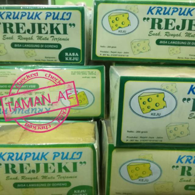 Kerupuk Puli Aneka Rasa &quot;REJEKI&quot; Khas Madiun