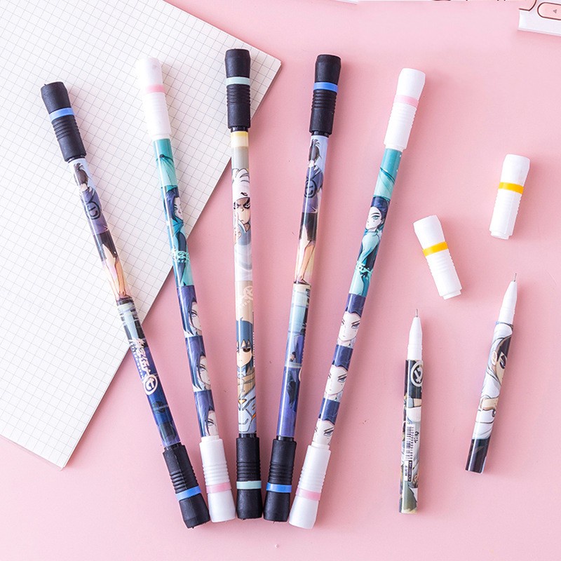 Pulpen Spinning Anti slip Penghilang Stress Untuk Stationery Sekolah